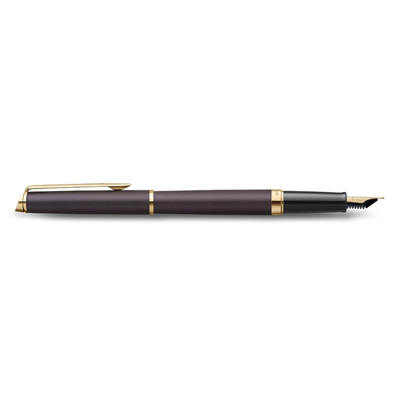 Waterman Hemisphere Metallic Black With Gold Trim Fountain Pen