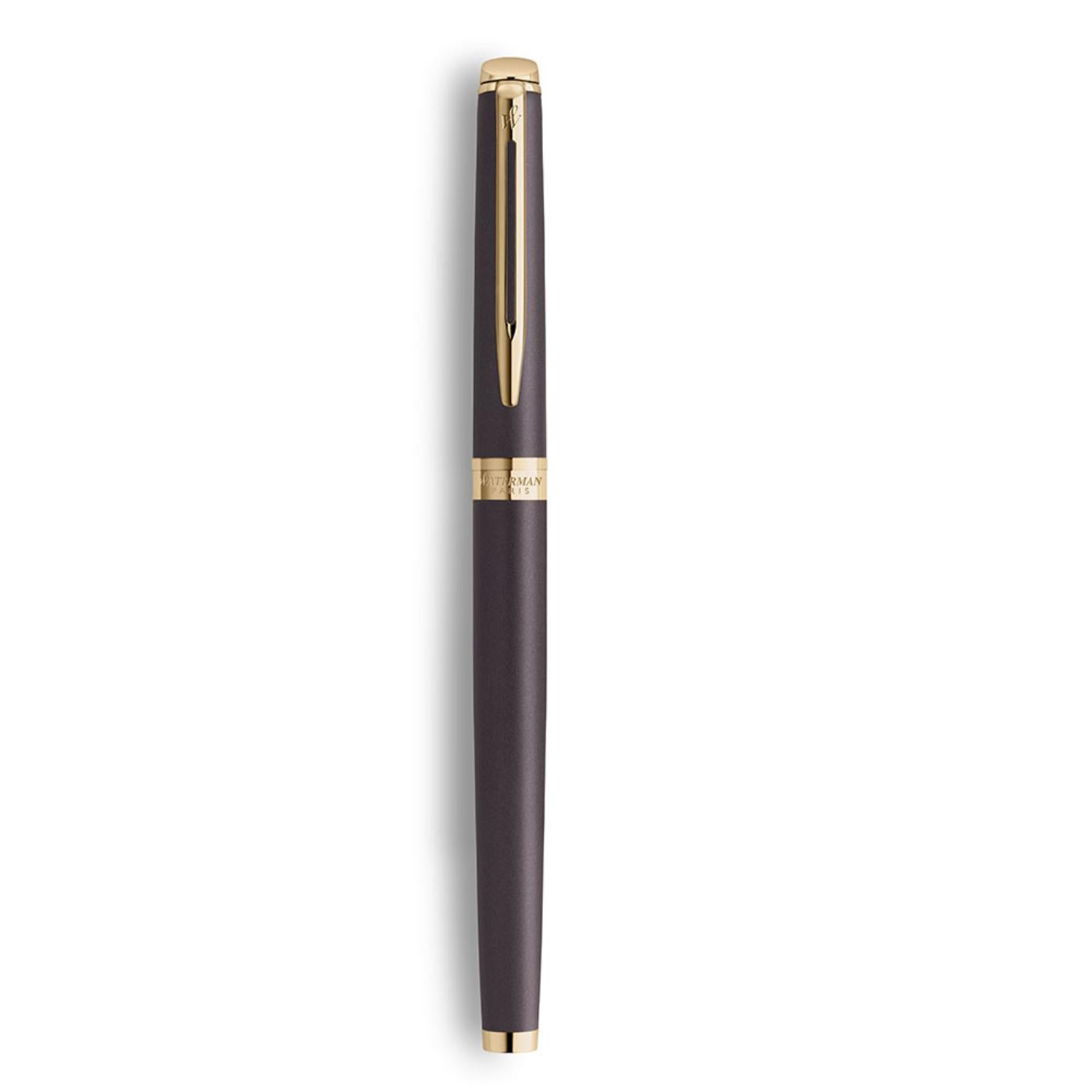 Waterman Hemisphere Metallic Black With Gold Trim Fountain Pen