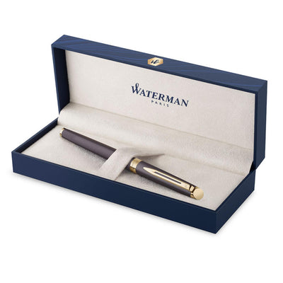 Waterman Hemisphere Metallic Black With Gold Trim Fountain Pen