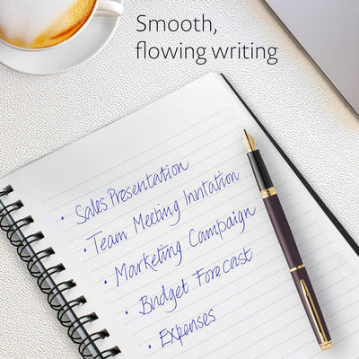 Waterman Hemisphere Metallic Black With Gold Trim Fountain Pen