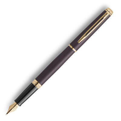 Waterman Hemisphere Metallic Black With Gold Trim Fountain Pen