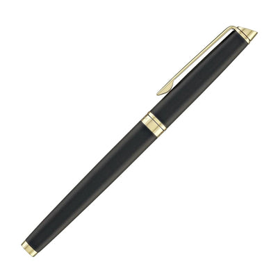 Waterman Hemisphere Metallic Black With Gold Trim Rollerball Pen