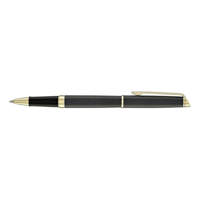 Waterman Hemisphere Metallic Black With Gold Trim Rollerball Pen