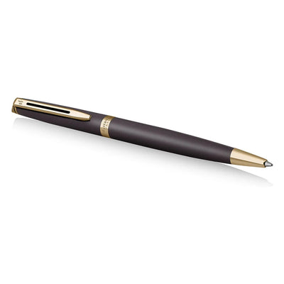 Waterman Hemisphere Lava Black With Gold Trim Ballpoint Pen
