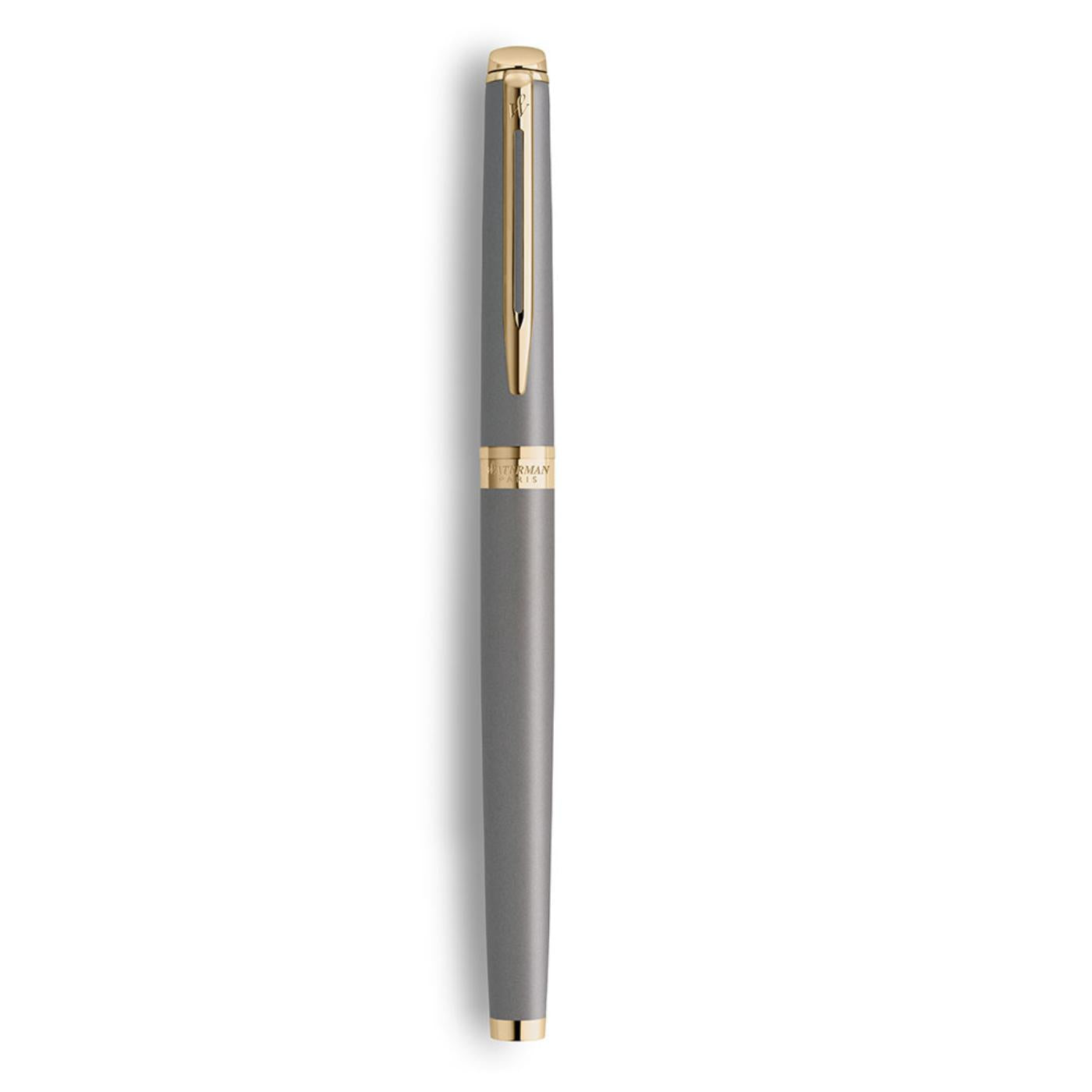 Waterman Hemisphere Metallic Grey With Gold Trim Fountain Pen