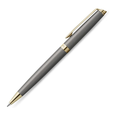 Waterman Hemisphere Metallic Grey With Gold Trim Ballpoint Pen