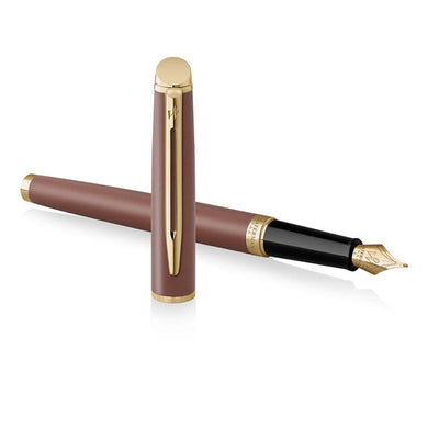 Waterman Hemisphere Metallic Copper With Gold Trim Fountain Pen