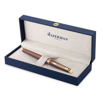 Waterman Hemisphere Metallic Copper With Gold Trim Fountain Pen