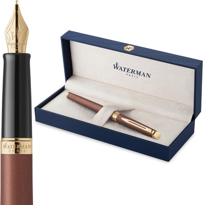 Waterman Hemisphere Metallic Copper With Gold Trim Fountain Pen