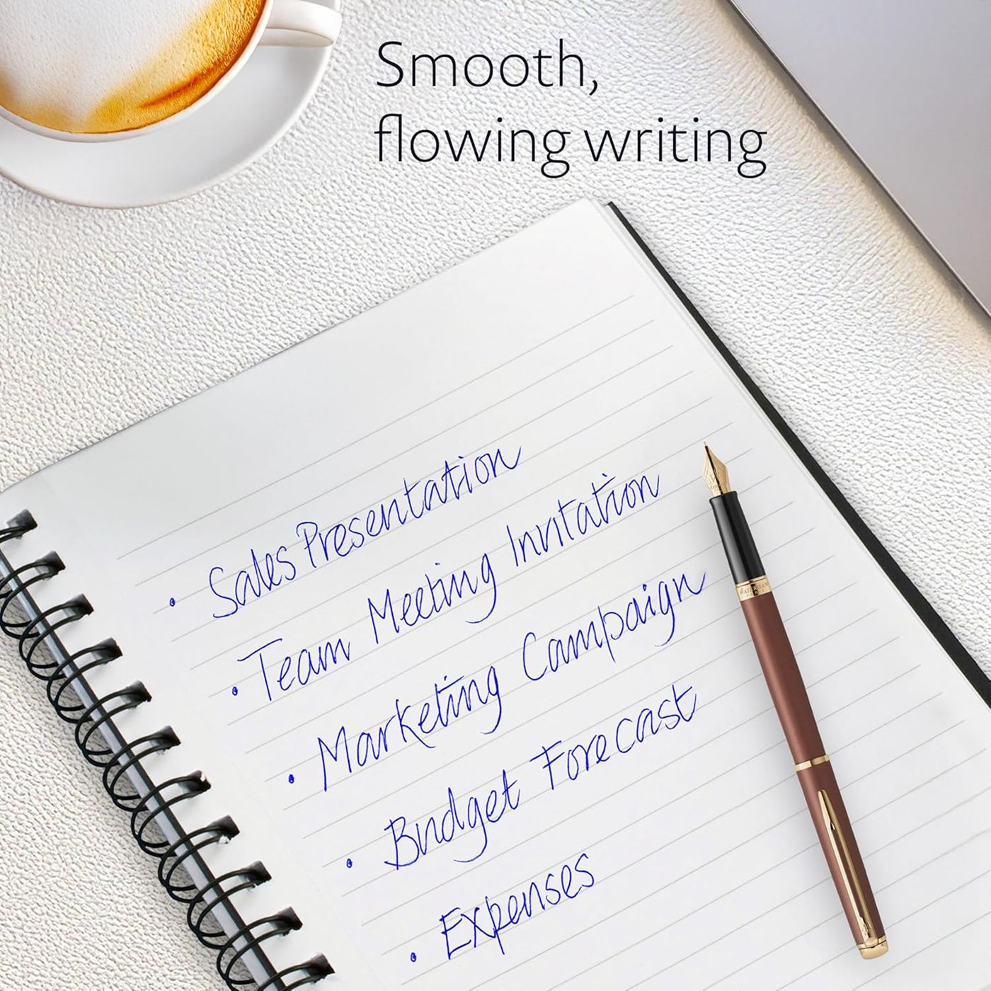 Waterman Hemisphere Metallic Copper With Gold Trim Fountain Pen