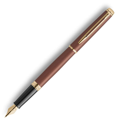 Waterman Hemisphere Metallic Copper With Gold Trim Fountain Pen