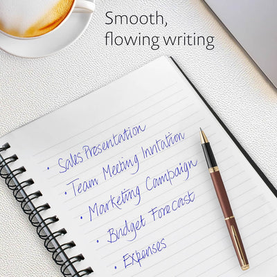 Waterman Hemisphere Metallic Copper With Gold Trim Rollerball Pen