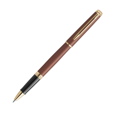 Waterman Hemisphere Metallic Copper With Gold Trim Rollerball Pen