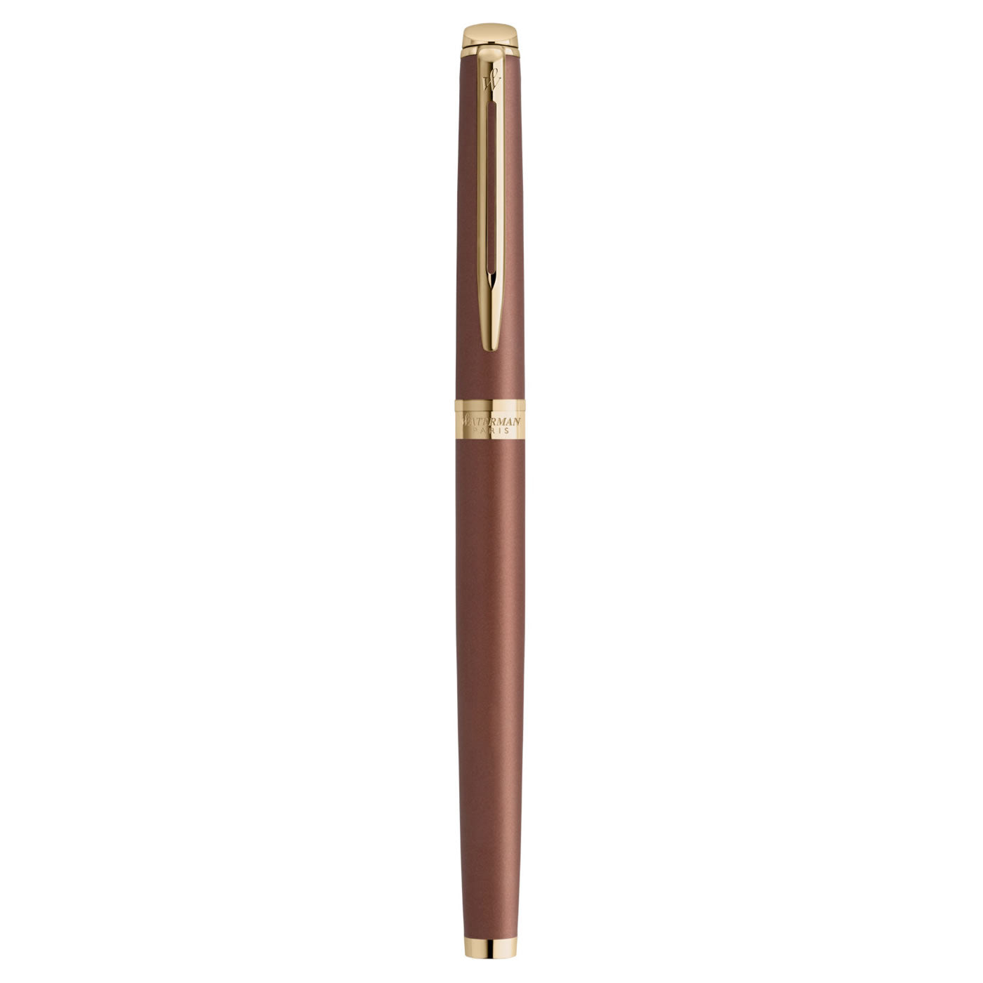 Waterman Hemisphere Metallic Copper With Gold Trim Rollerball Pen