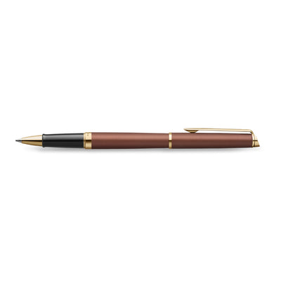 Waterman Hemisphere Metallic Copper With Gold Trim Rollerball Pen