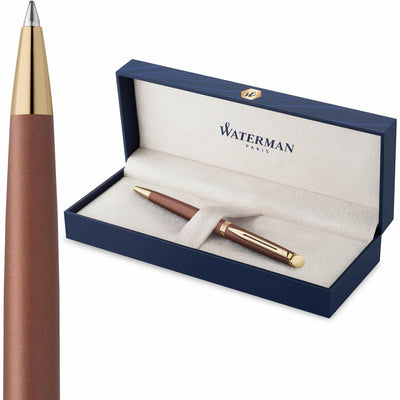 Waterman Hemisphere Metallic Copper With Gold Trim Ballpoint Pen