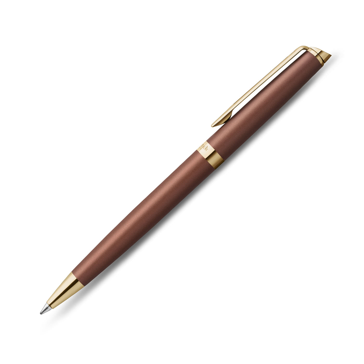 Waterman Hemisphere Metallic Copper With Gold Trim Ballpoint Pen