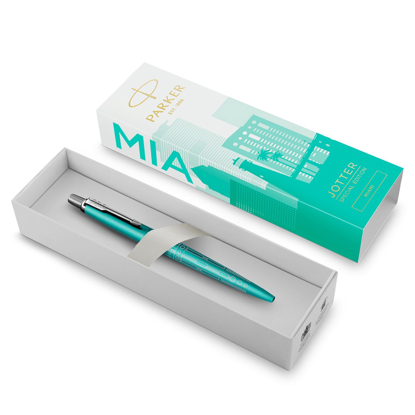 Parker Jotter Special Edition Global Icons: Miami Turquiose