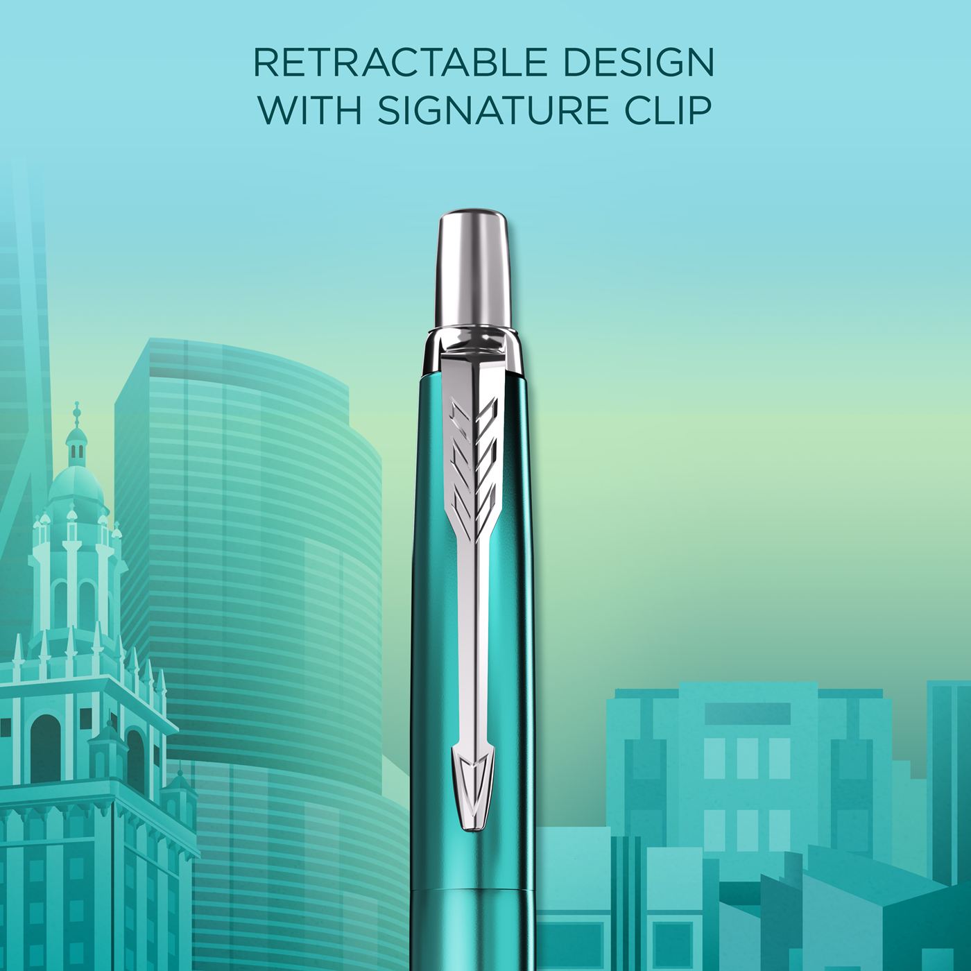 Parker Jotter Special Edition Global Icons: Miami Turquiose