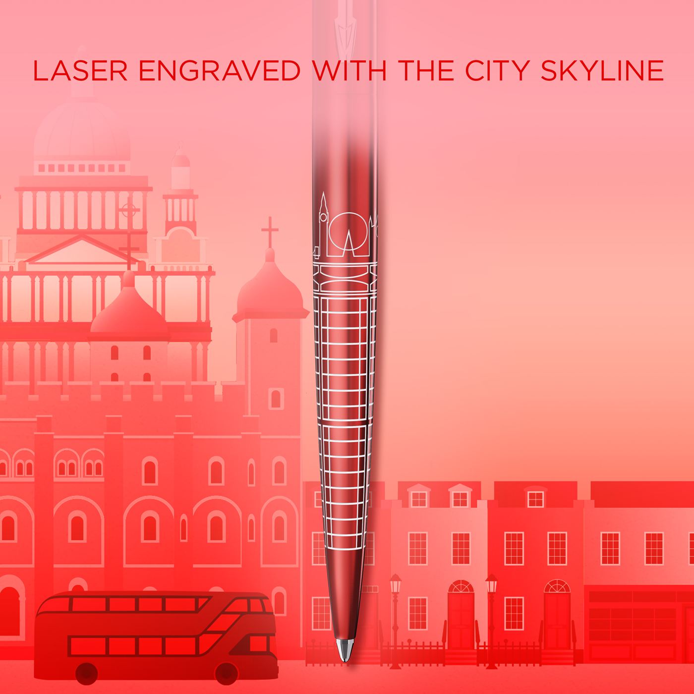 Parker Jotter Special Edition Global Icons: London Red