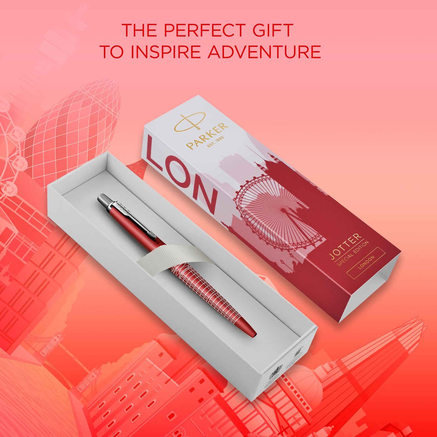 Parker Jotter Special Edition Global Icons: London Red