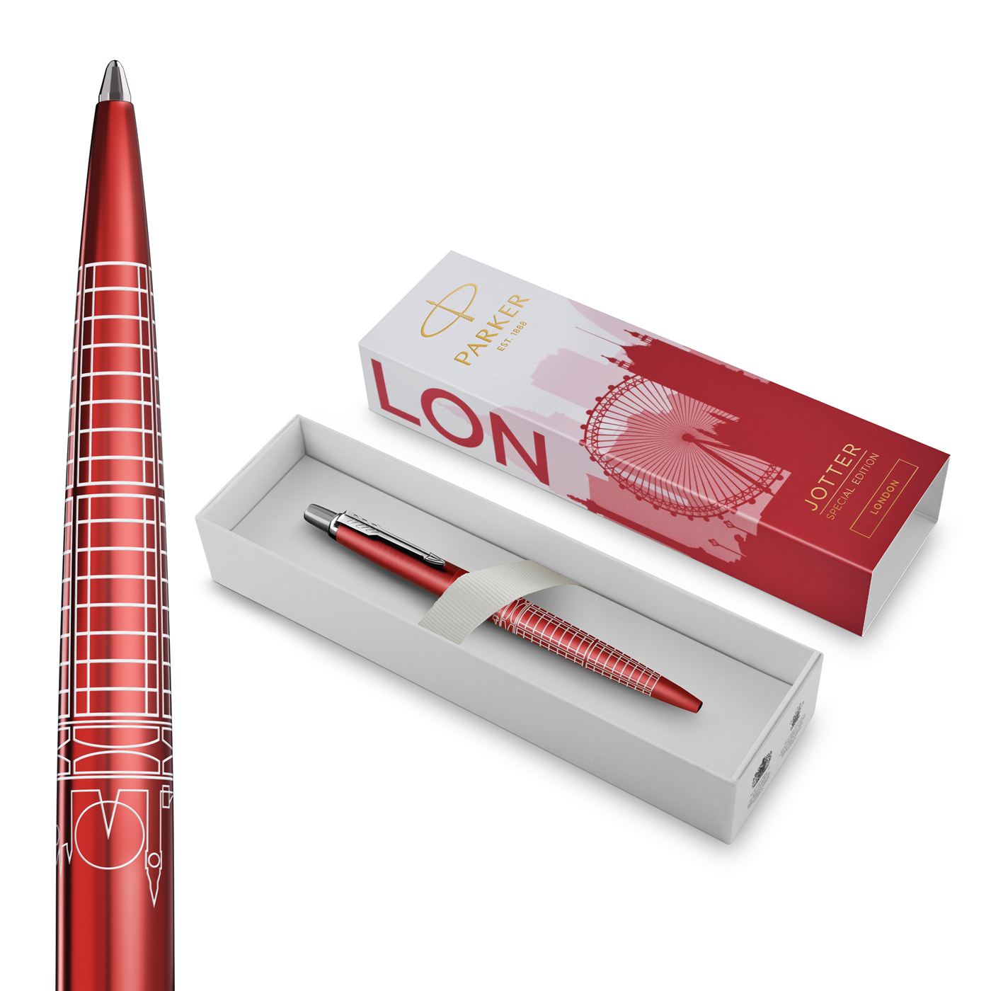 Parker Jotter Special Edition Global Icons: London Red