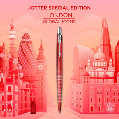 Parker Jotter Special Edition Global Icons: London Red