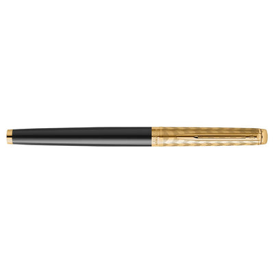 Waterman Waterman Hemisphere Deluxe Opera Collection Black Gold Trim Fountain Pen - Medium