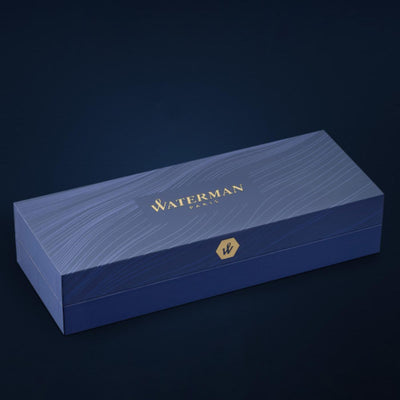 Waterman Waterman Hemisphere Deluxe Opera Collection Black Gold Trim Rollerball Pen
