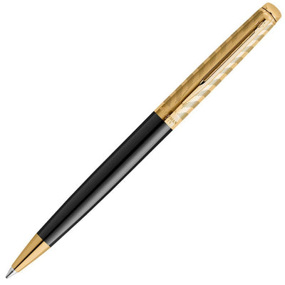 Waterman Hemisphere Deluxe Opera Collection Black Gold Trim Ballpoint Pen