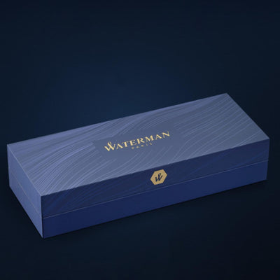 Waterman Expert Deluxe Opera Collection Black Gold Trim Fountain Pen - Medium