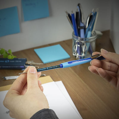 Schneider Slider Memo XB Blue Ink Ballpoint Pen