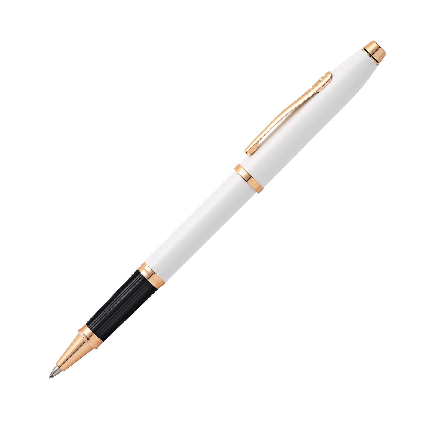 Cross Century II Pearlescent White & Rose Gold Rollerball Pen