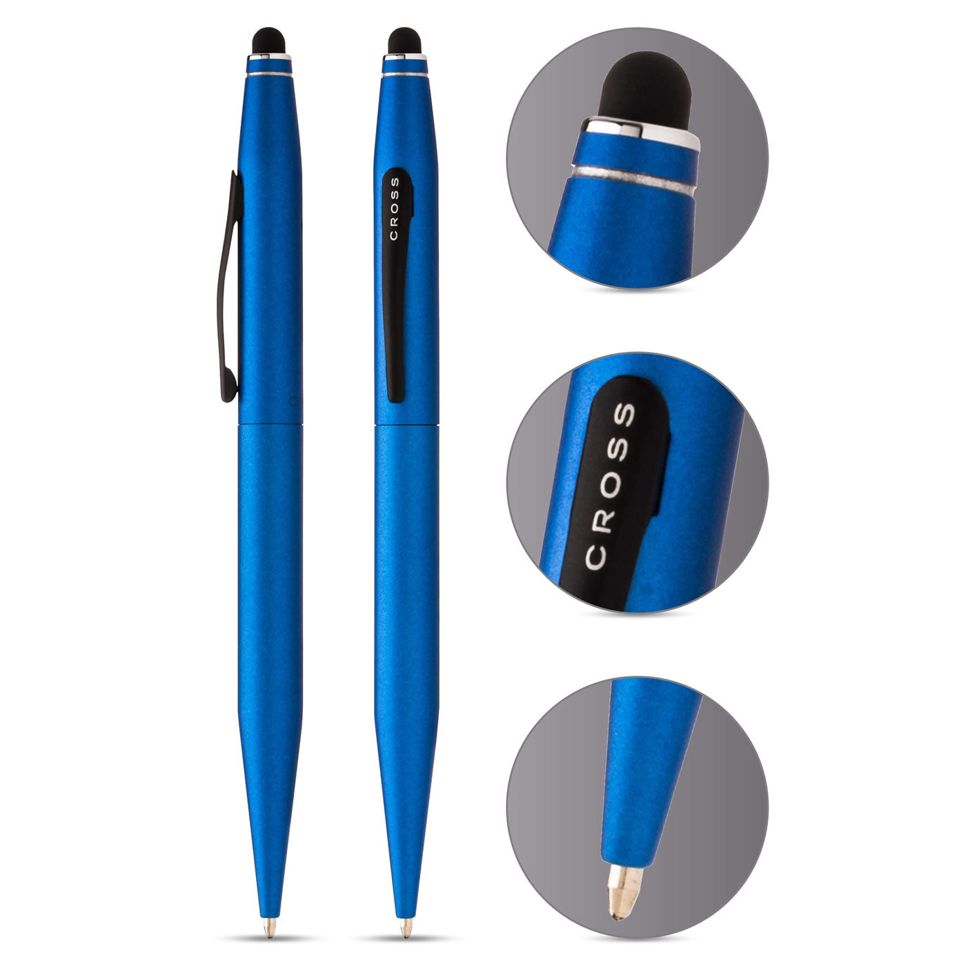 Cross Tech 2 Metallic Blue Ballpoint Pen