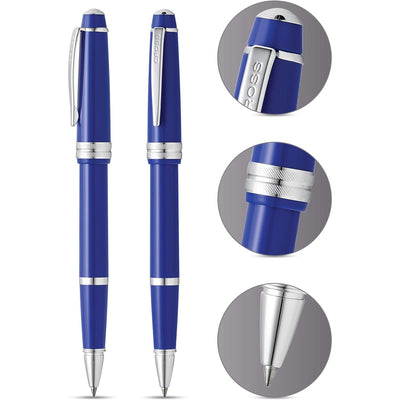 Cross Bailey Light Polished Blue Resin Rollerball Pen