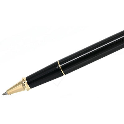 Cross Townsend Black Lacquer and 23ct Gold-Plated Rollerball Pen