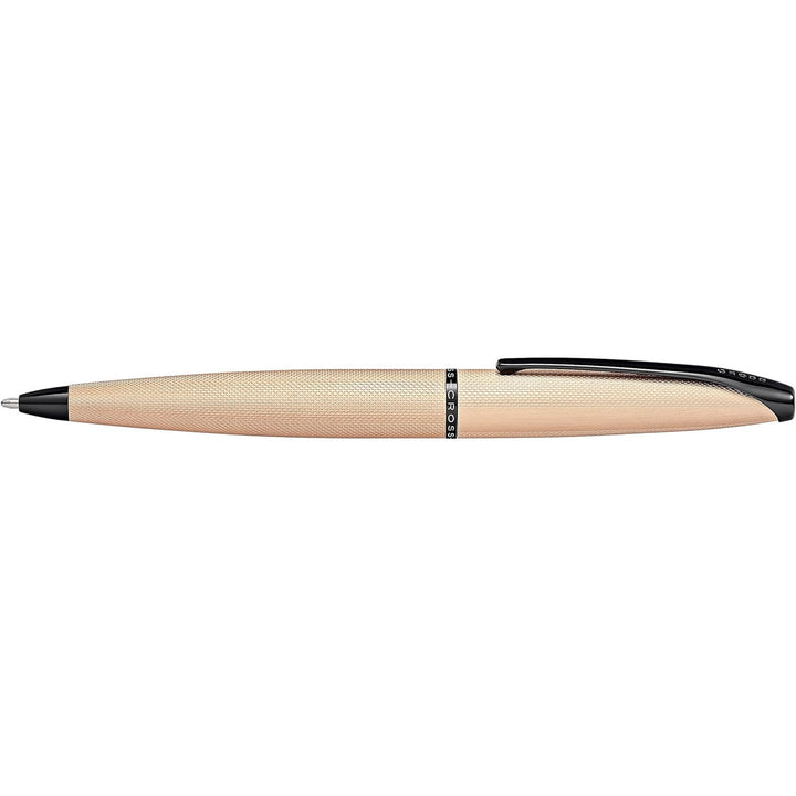 Cross ATX Brushed Rose Gold Ballpoint Pen Executive Pens Direct