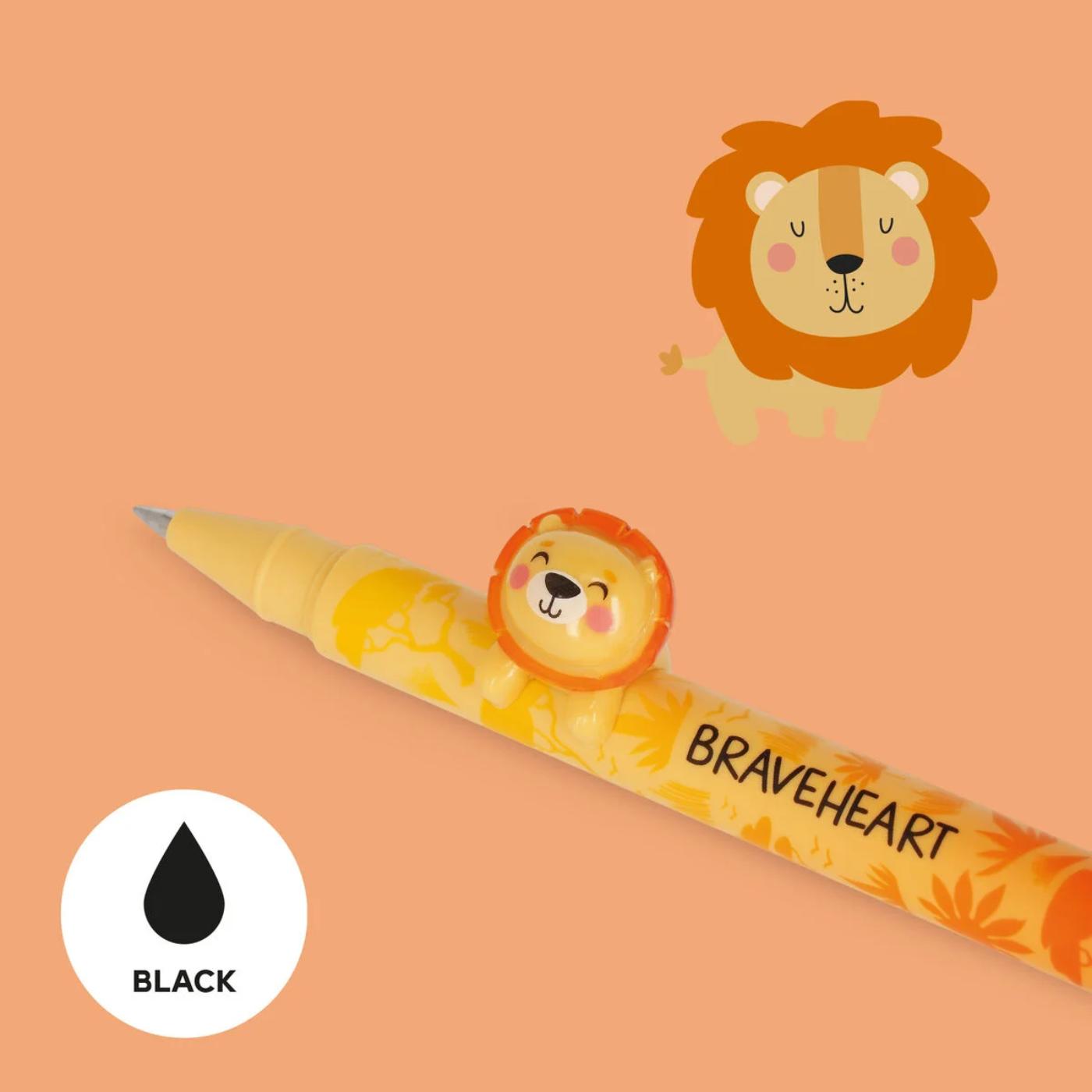 Legami Lovely Friends Gel Pen - Lion