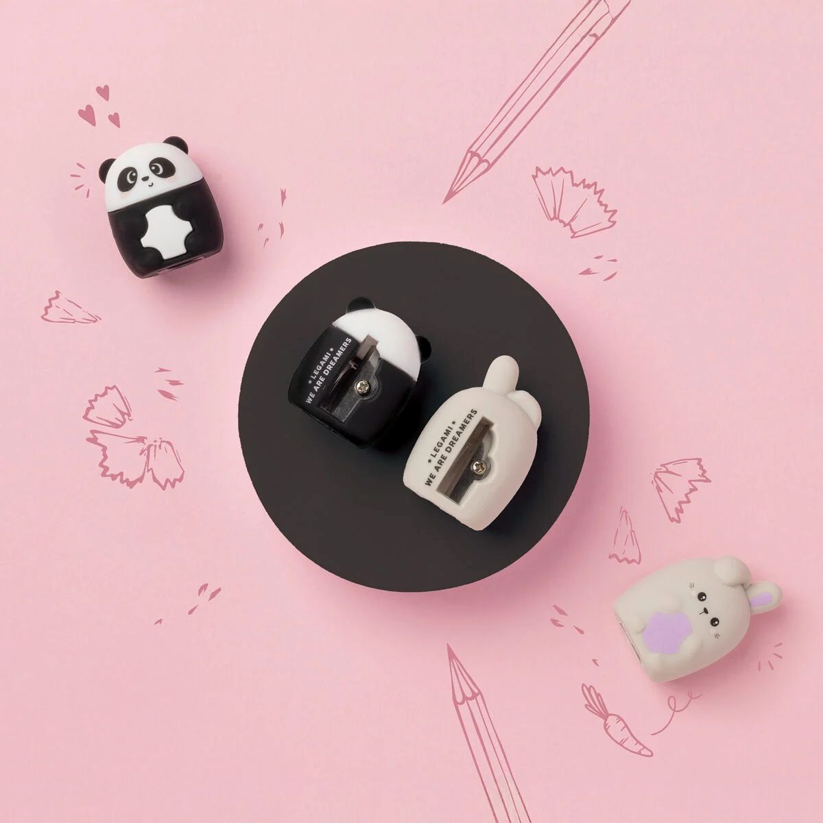 Legami Bunny Pencil Sharpener - Mini Friends