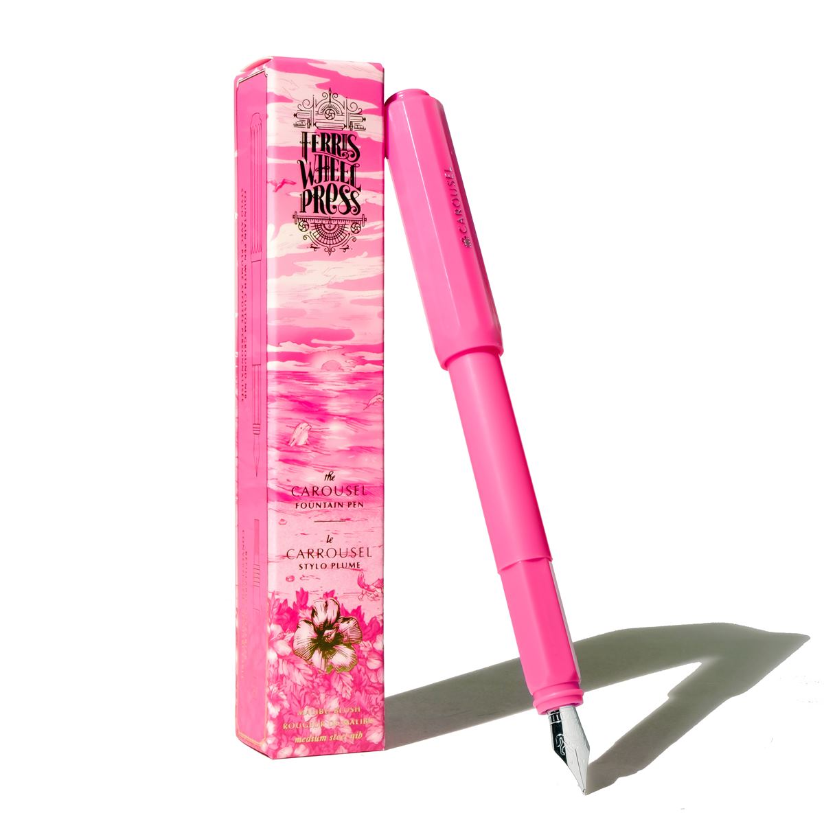 Ferris Wheel Press The Carousel Fountain Pen - Malibu Blush - Medium ...