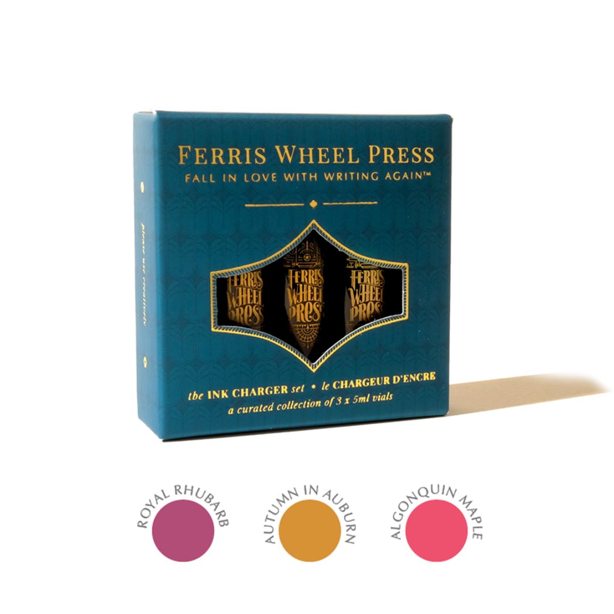 Ferris Wheel Press Fountain Pen Ink Charger Set | The Autumn in Ontario Collection