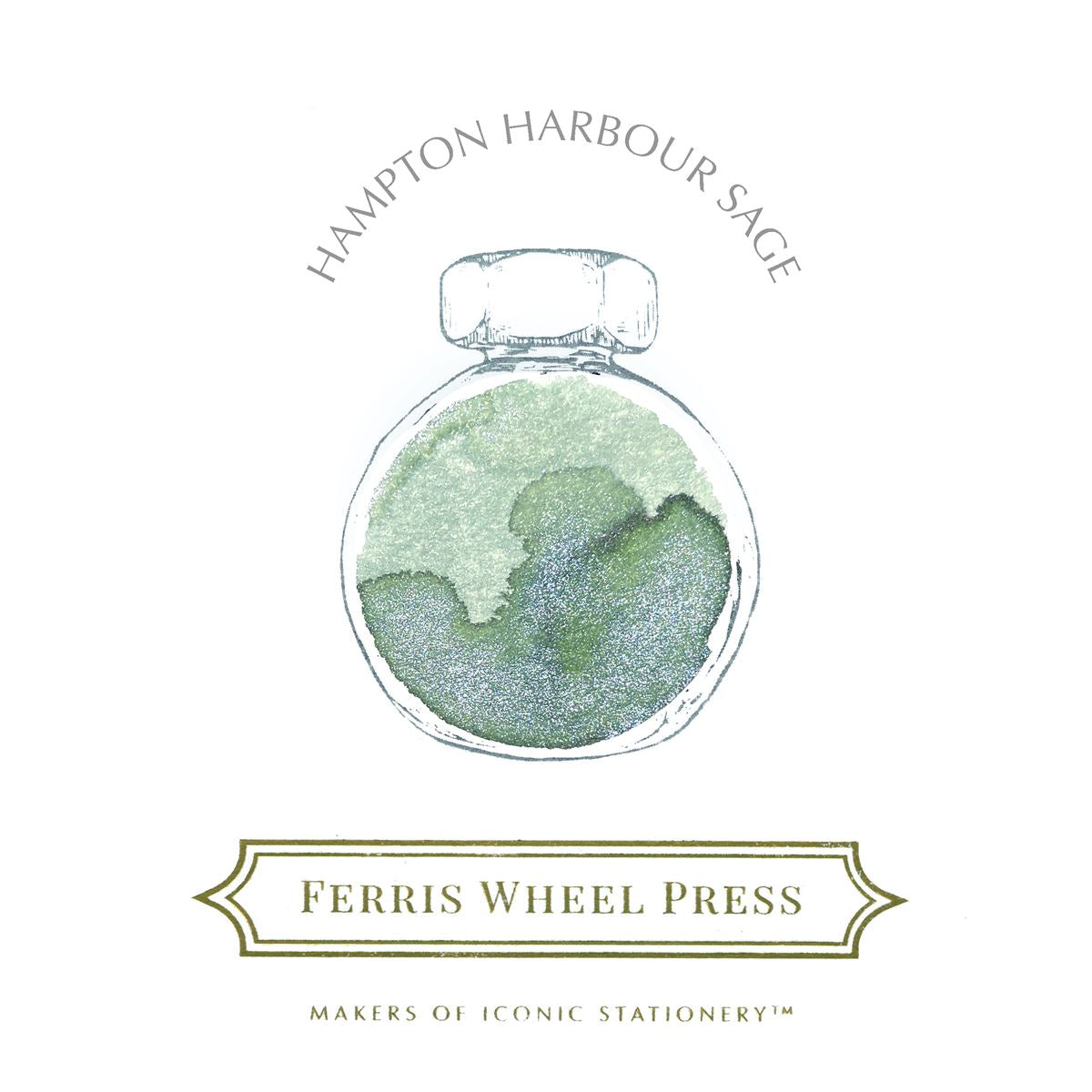 Ferris Wheel Press Fountain Pen Ink 38ml Hampton Harbour Sage