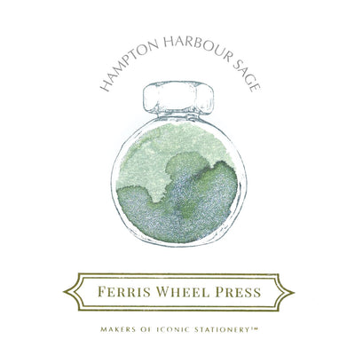 Ferris Wheel Press Fountain Pen Ink 38ml Hampton Harbour Sage