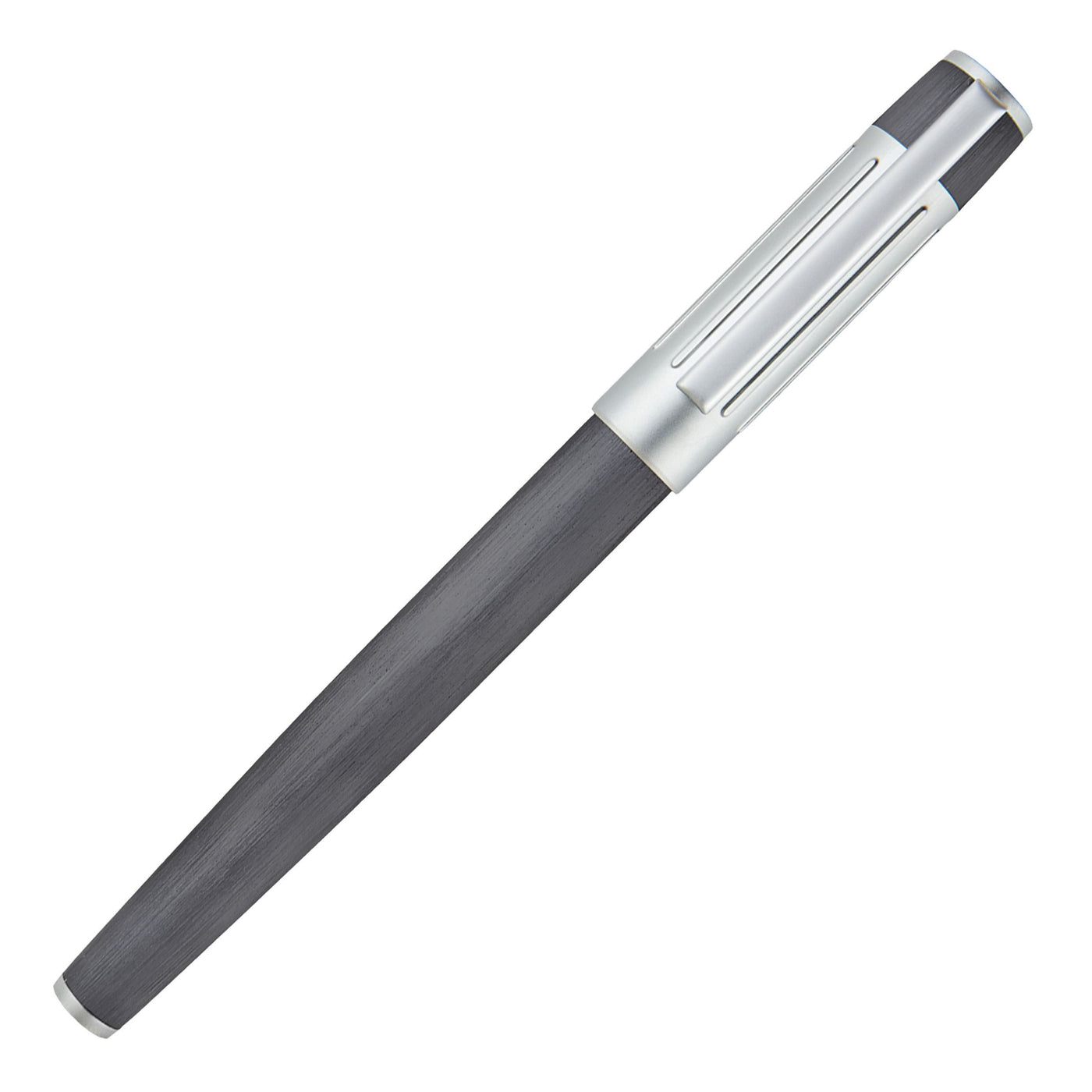 Hugo Boss Gear Ribs Gunmetal Fountain Pen