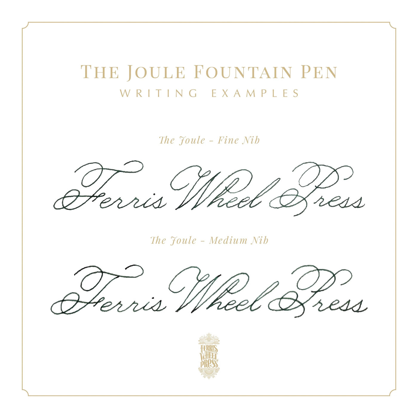 Ferris Wheel Press - Joule Fountain Pen - Juniper Moss