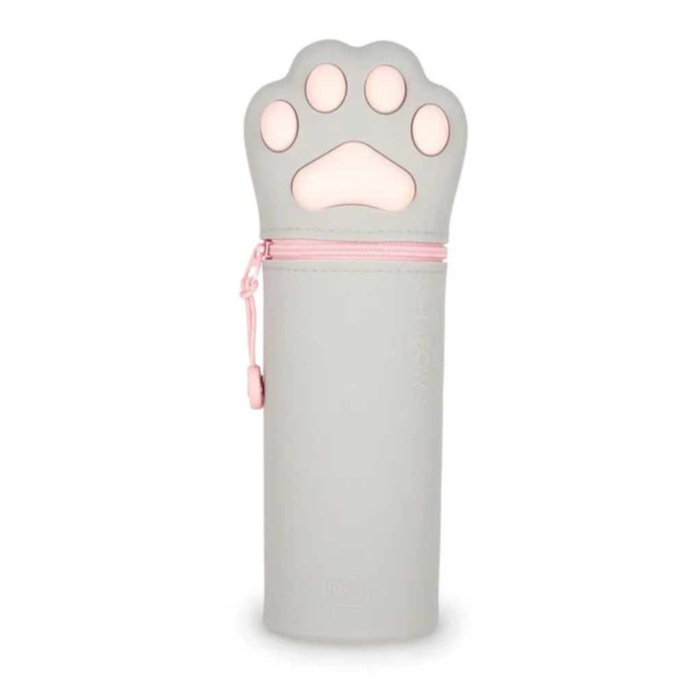 Legami Kawaii 2 in 1 Soft Silicone Pencil Case - Kawaii - Kitty Paw