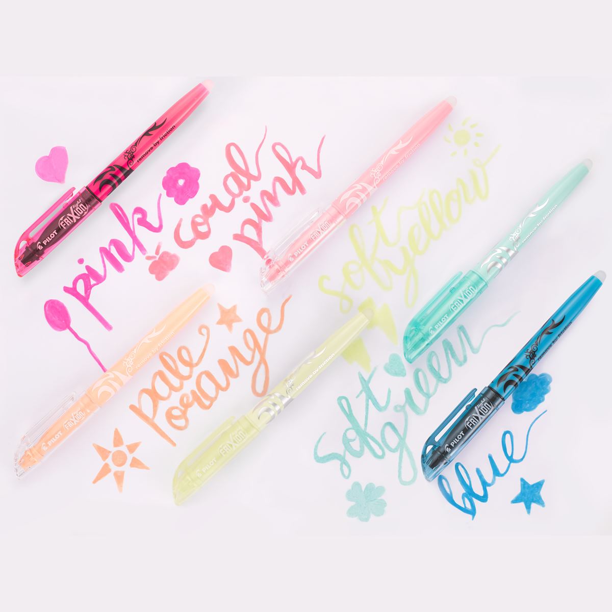 Pilot Pen Marker Textmarker Frixion Light 3,8mm SW-FL-S3 3-er Set gelb/grün/pink Pilot Pen Marker Textmarker Frixion Light 3,8mm SW-FL-S3 3-er Set gelb/grün/pink
