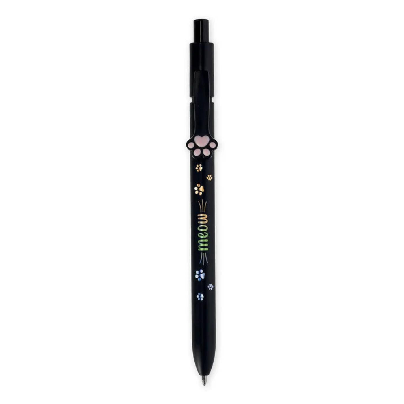 Legami Ballpoint Pen - Meow - Black