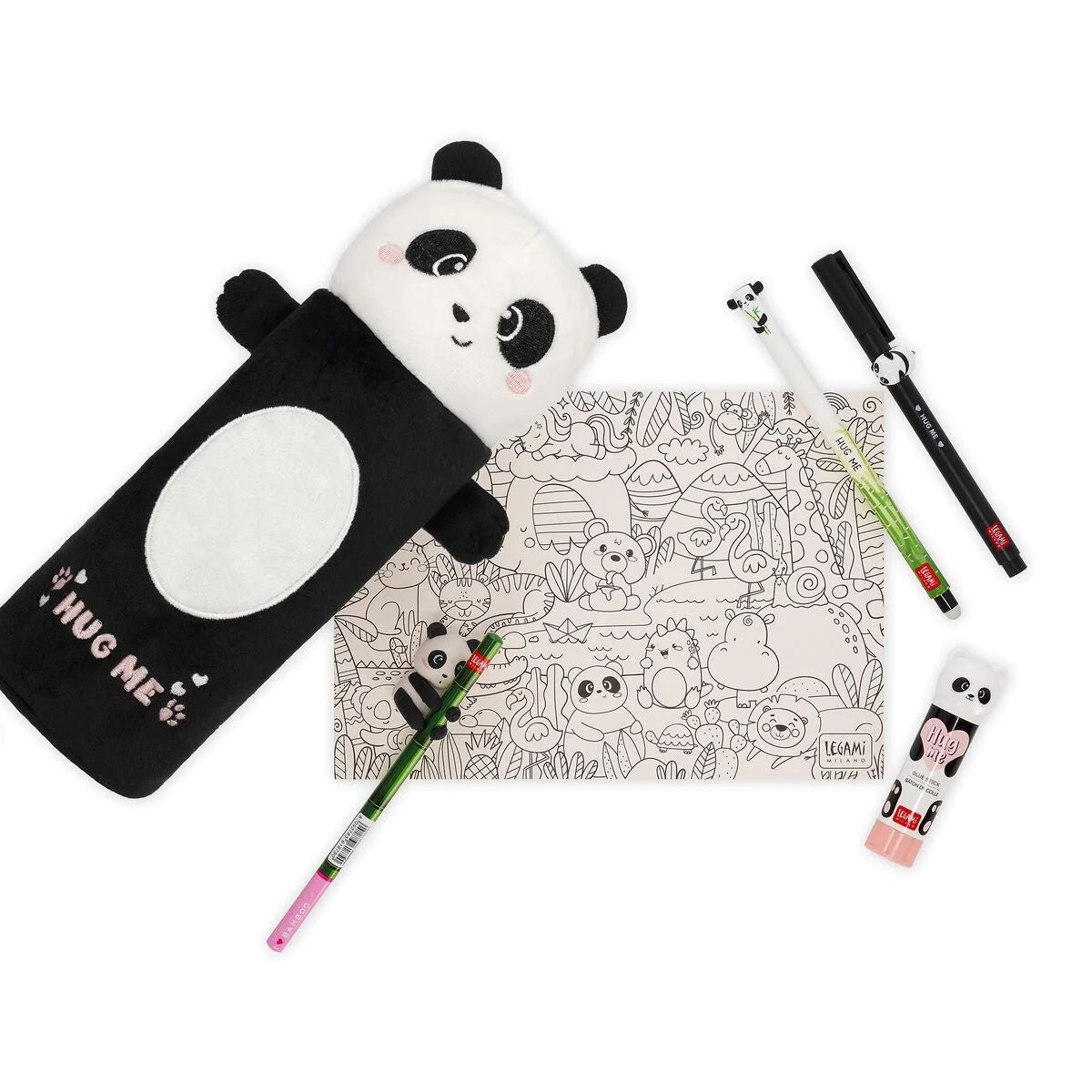 Legami Pencil Case - Super Soft! - Panda