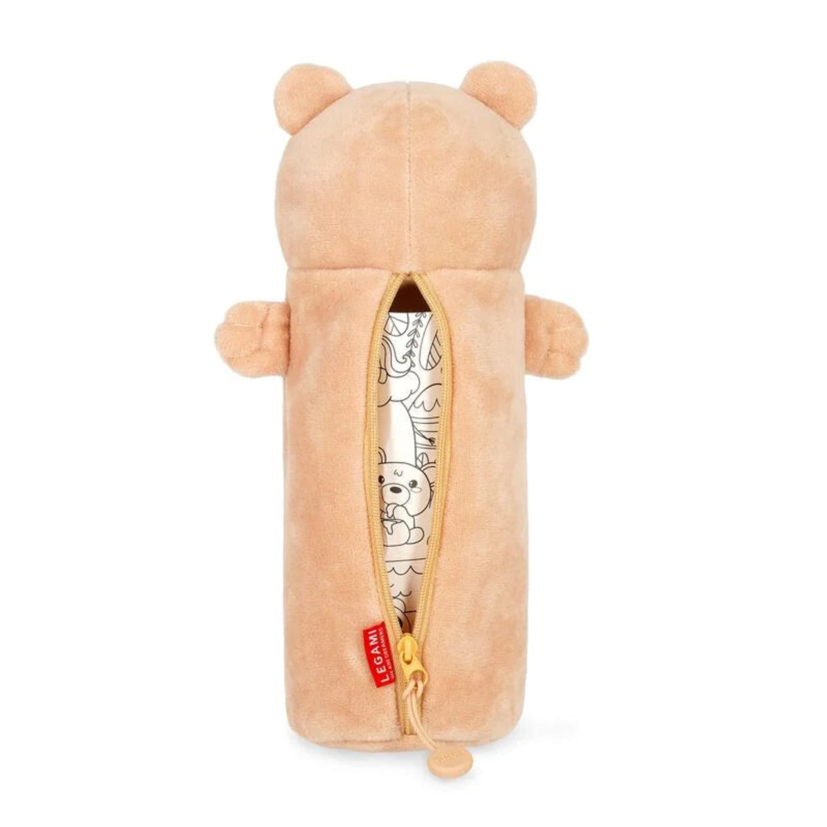 Legami Pencil Case - Super Soft! - Teddy Bear